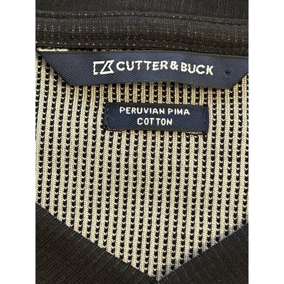 Cutter & Buck Mens V-Neck Sweater  / Sweatshirt Medium Black Preowned Nice - Picture 3 of 8